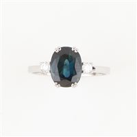 Ringe Zorzan Gioielli Dame in Weißgold Zaffiro blu 2.30 Ct ANPZ2546 - ANPZ2546